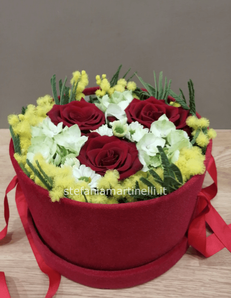 flower box in velluto